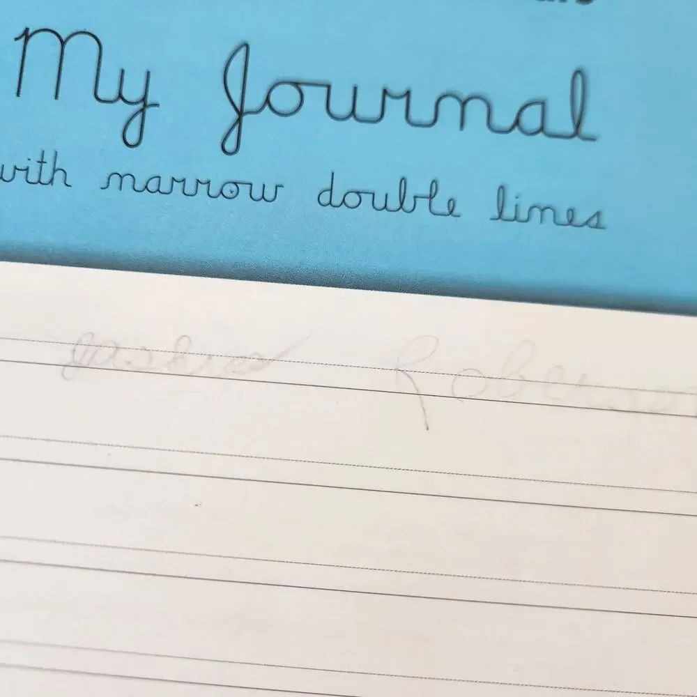 Handwriting Without Tears Wide Double Line Loose Notebook Paper + My Journal